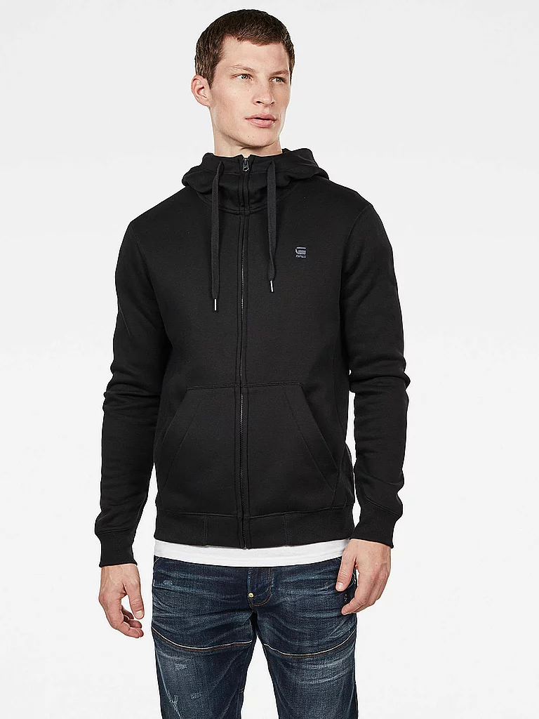 Sweat shirt G Star Raw PREMIUM CORE HDD ZIP SW LS EU - vue 4